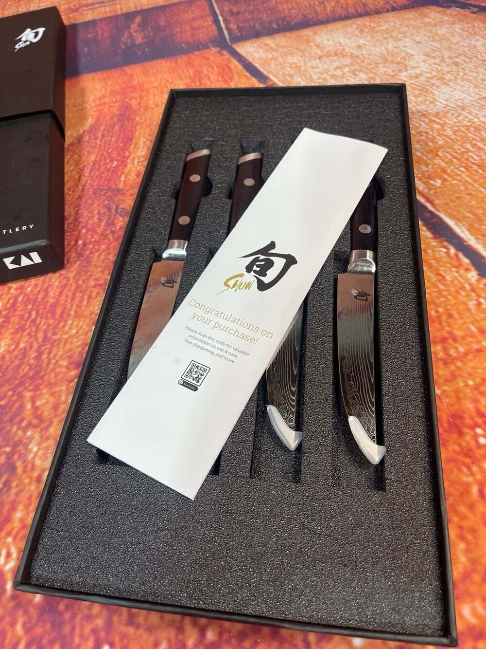 Shun Kaji 4-Piece 5-Inch Steak Knife Set KDMS0400 - Picture 12 of 12